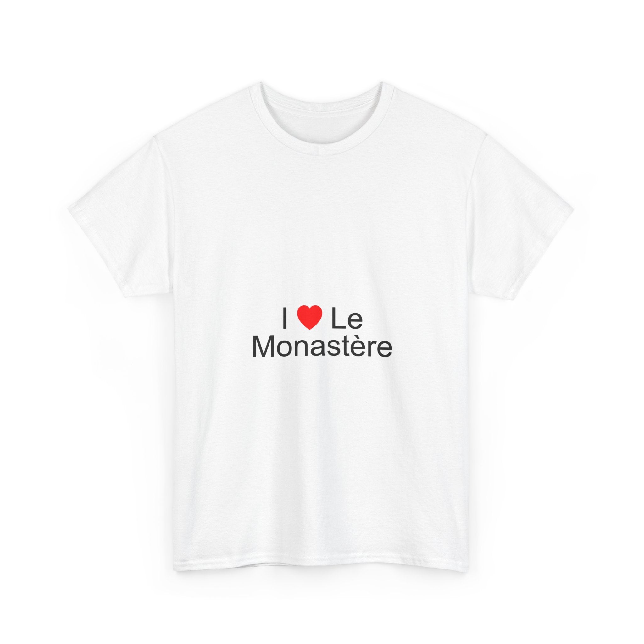 I love the monastery t-shirt