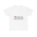 T-shirt I love saint-capraise-d'eymet