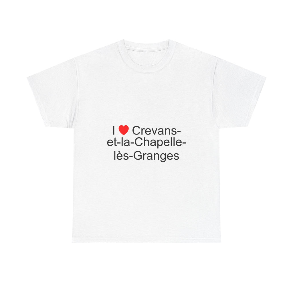 T-shirt I love crevans-et-la-chapelle-lès-granges