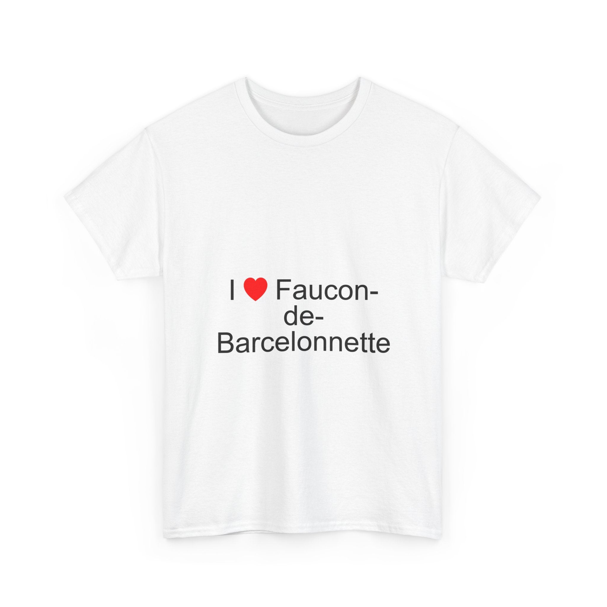 I love the barcelonnette falcon T-shirt