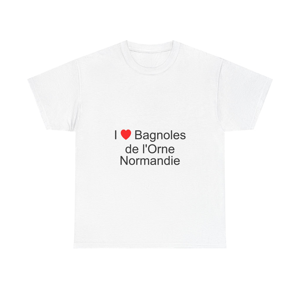 T-shirt I love cars of Orne Normandy