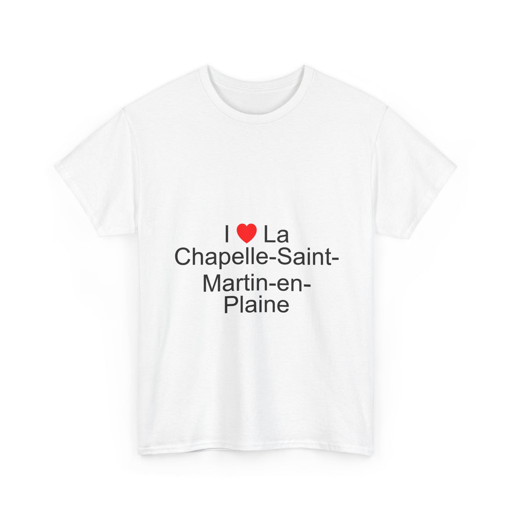 T-shirt I love la chapelle-saint-martin-en-plaine