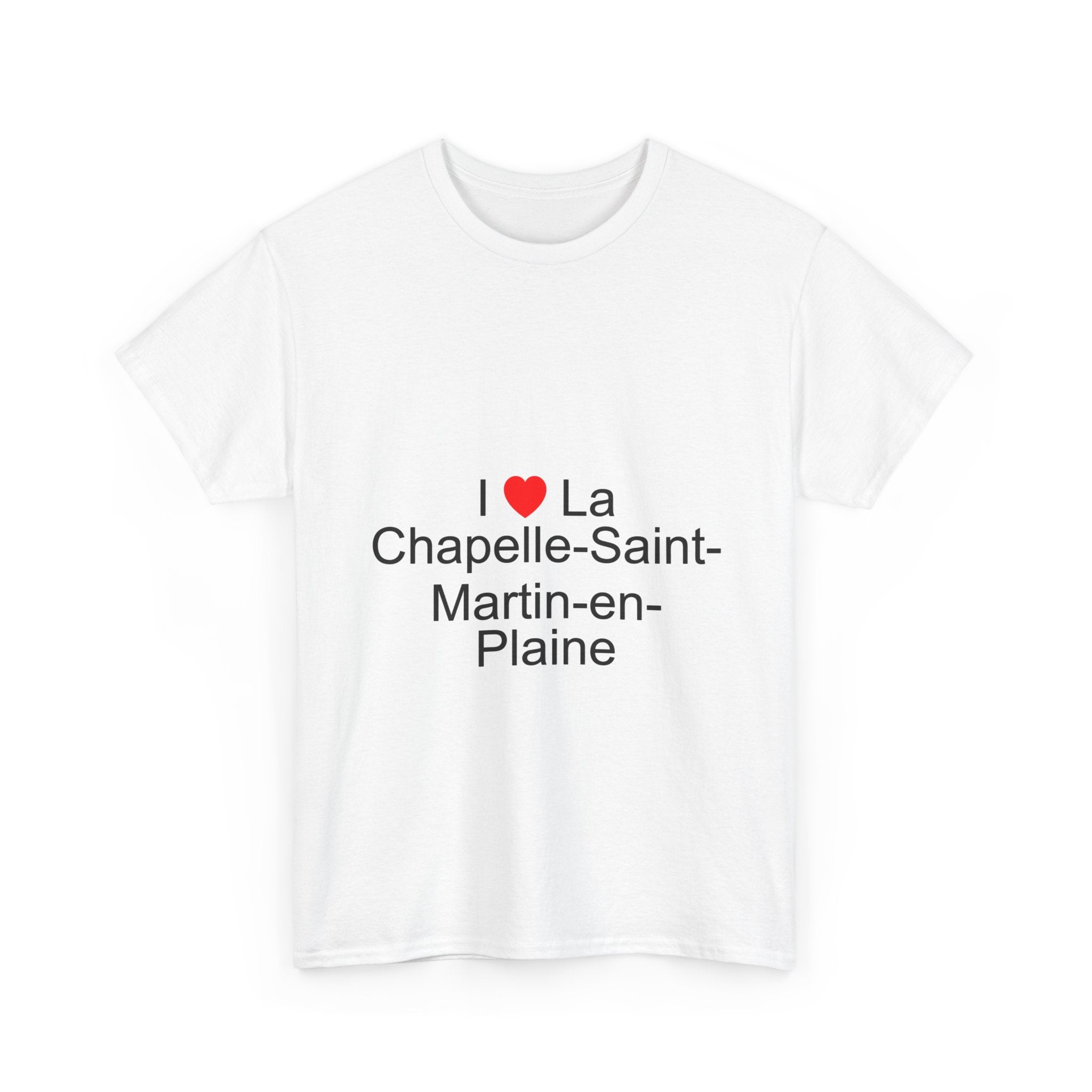 T-shirt I love la chapelle-saint-martin-en-plaine