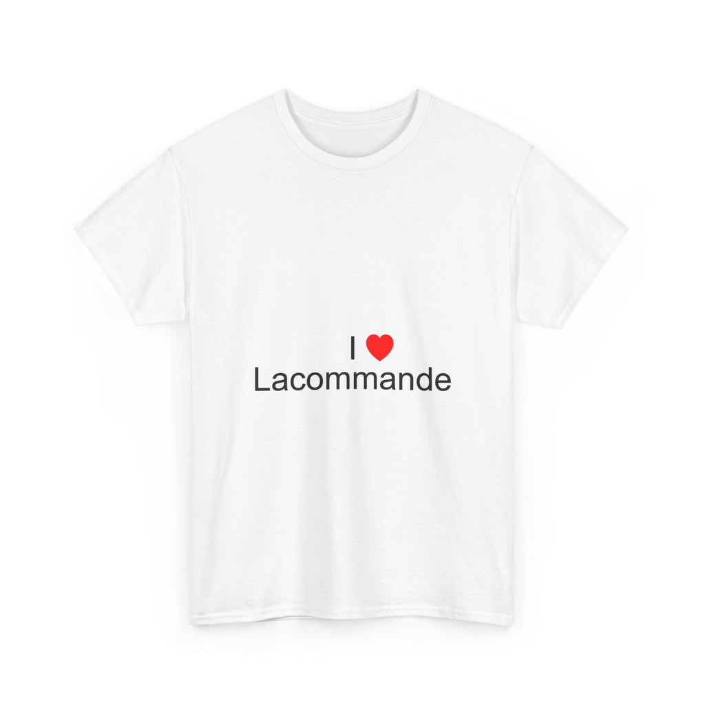 T-shirt I love lacommande