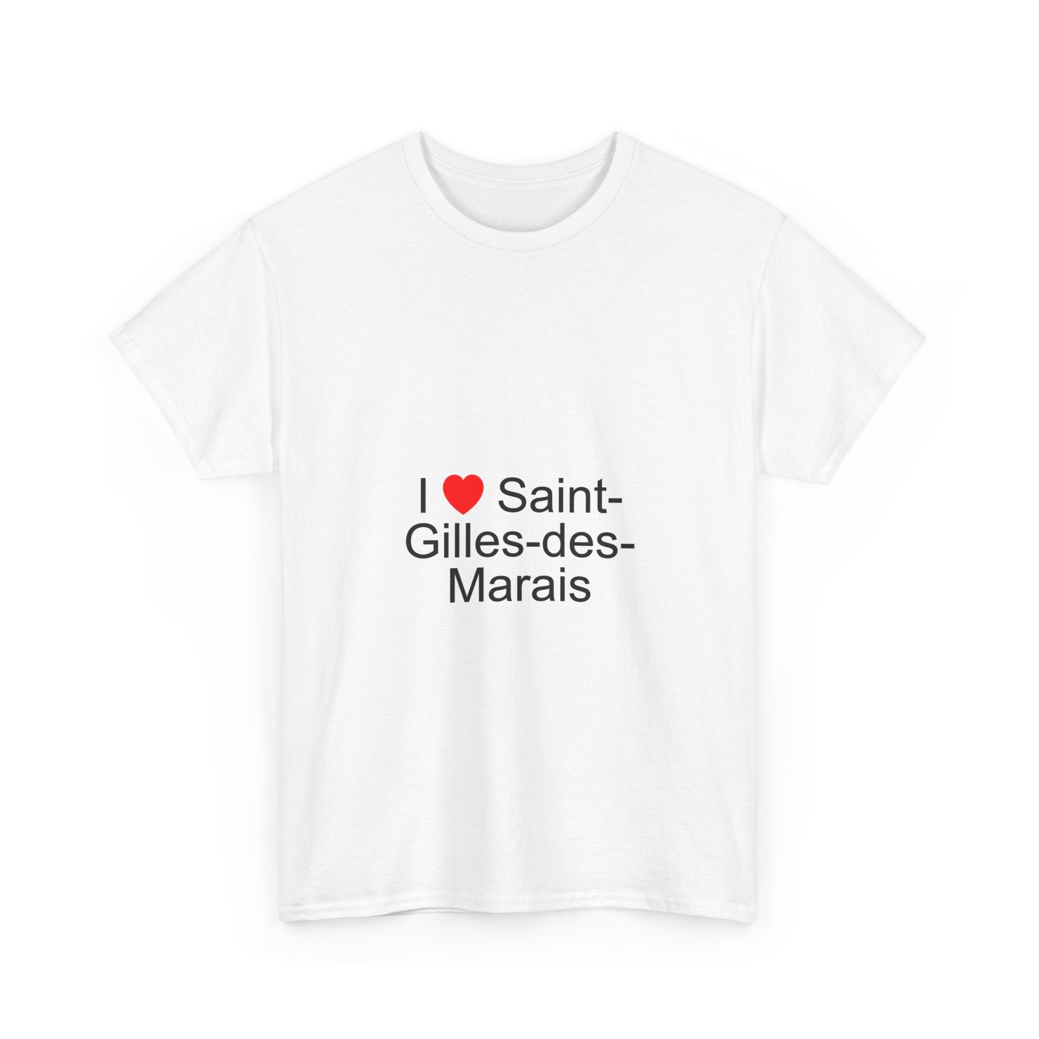 T-Shirt Ich liebe Saint-Gilles-des-Marais