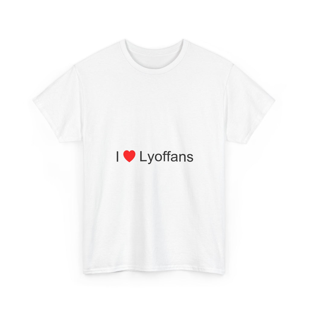T-shirt I love Lyoffans