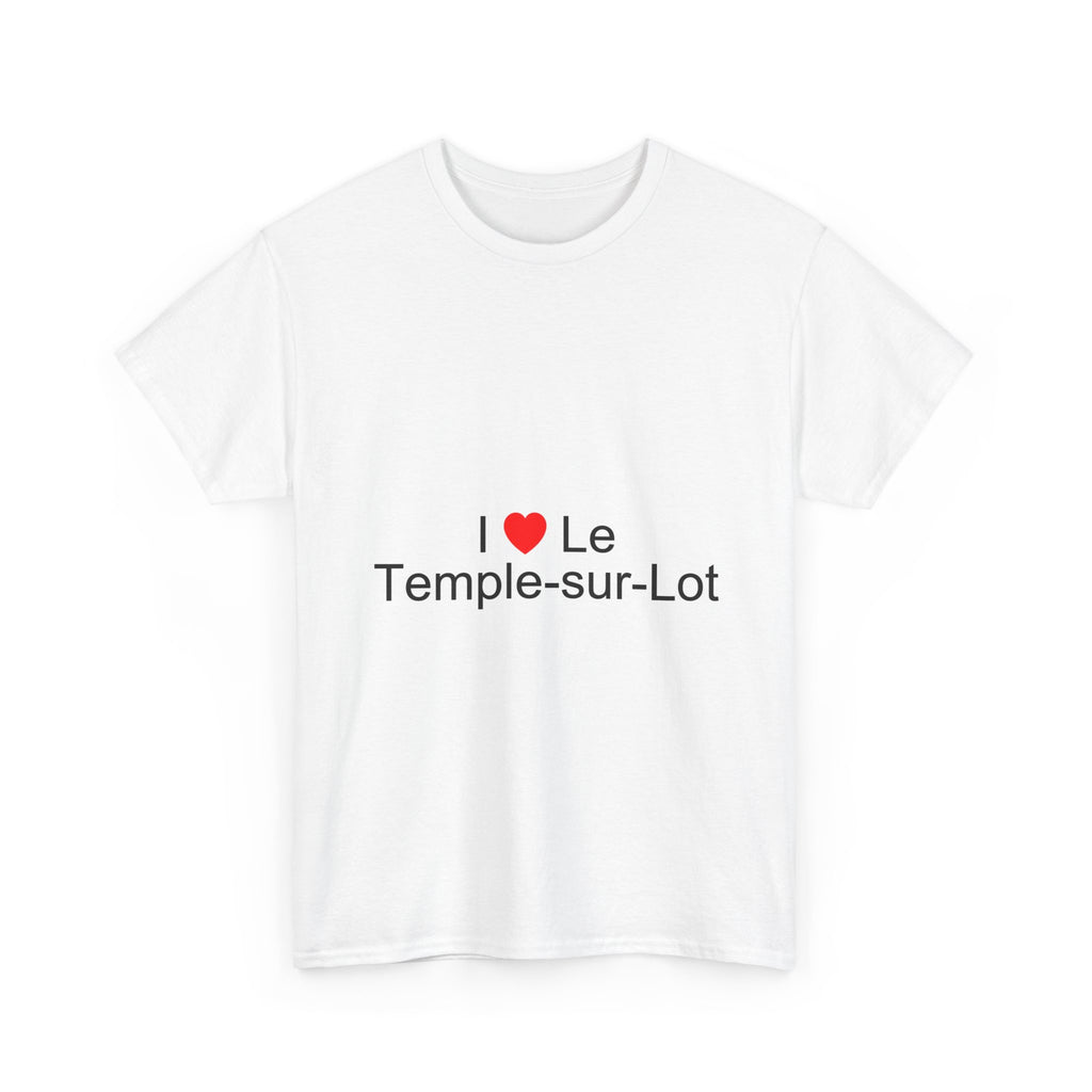 T-Shirt Ich liebe le temple-sur-lot