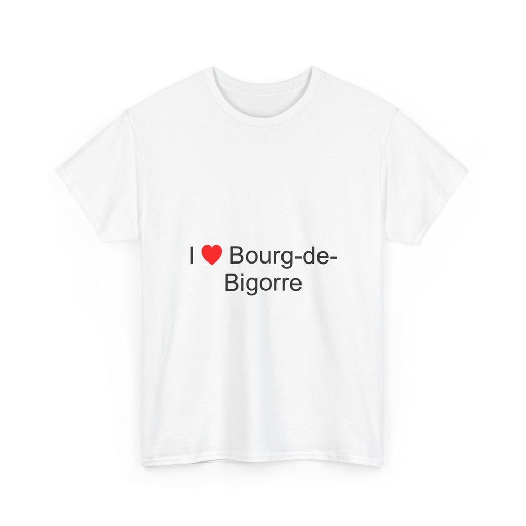 T-Shirt "Ich liebe Bourg-de-Bigorre"