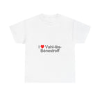 T-Shirt Ich liebe Vahl-lès-Bénestroff