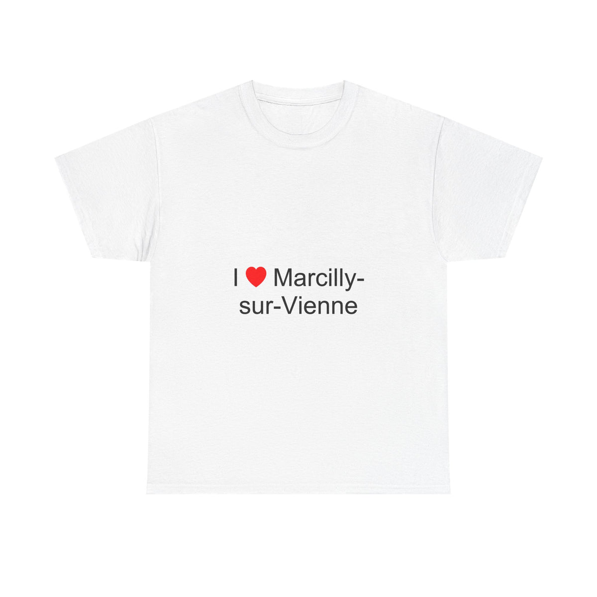 T-shirt I love marcilly-sur-vienne