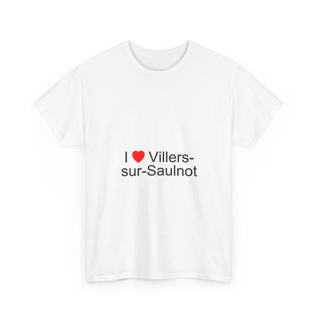 T-shirt I love villers-sur-saulnot