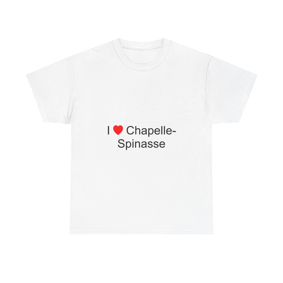 T-shirt I love chapelle-spinasse