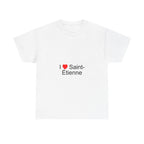 T-shirt I Love Saint-Étienne - cadeau souvenir Loire