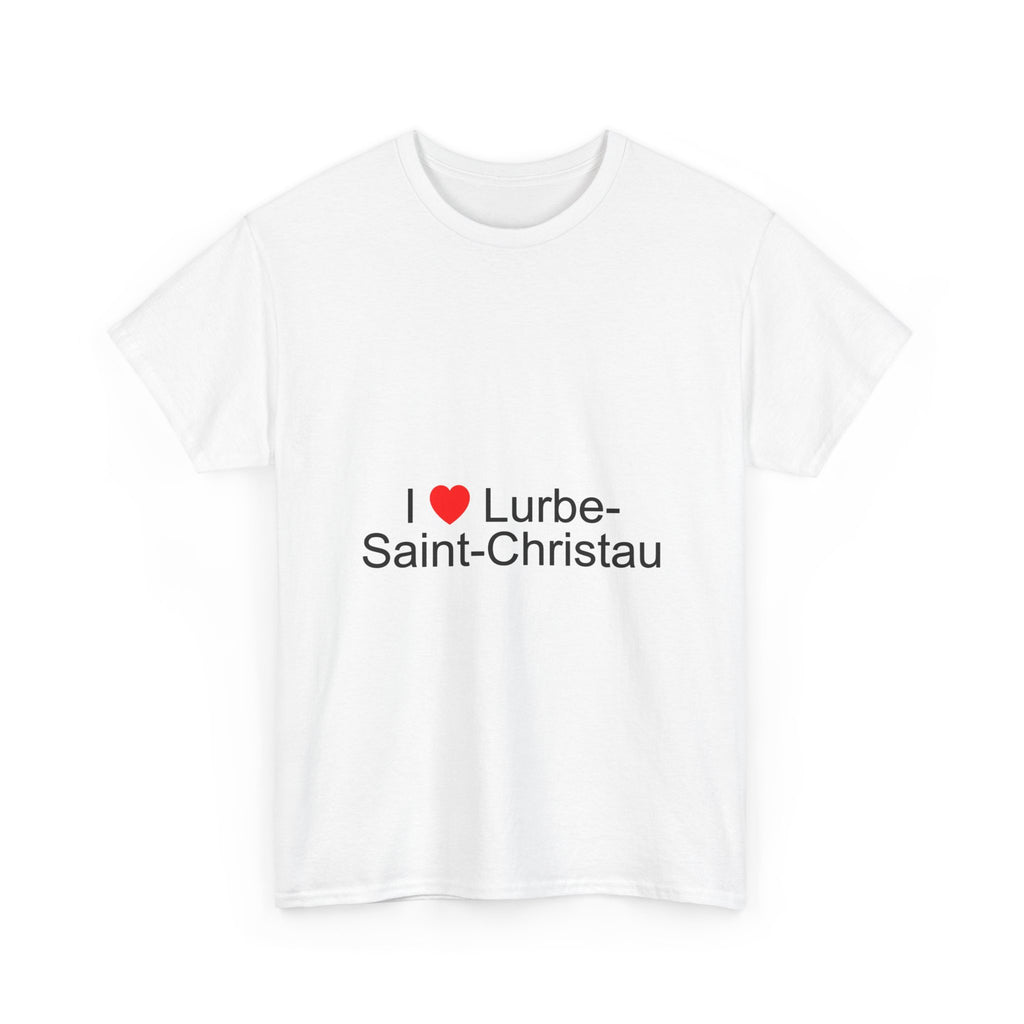 T-shirt I love lurbe-saint-christau