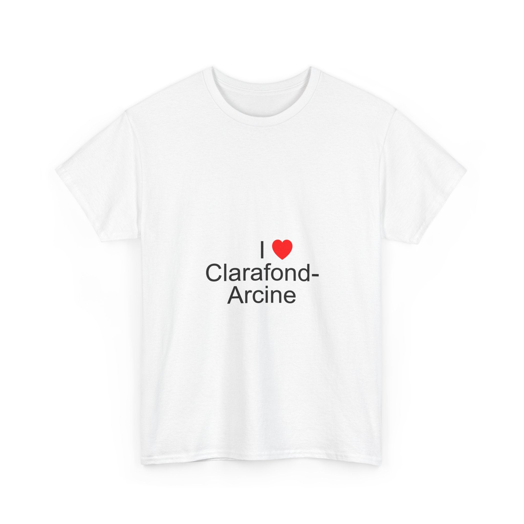 T-Shirt Ich liebe Clarafond-Arcine