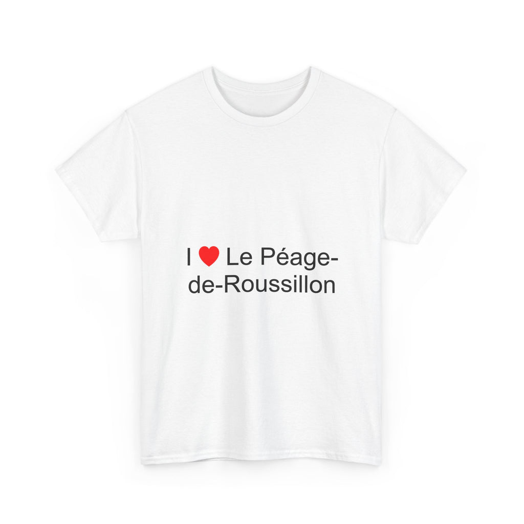 T-Shirt Ich liebe Peage-de-Roussillon