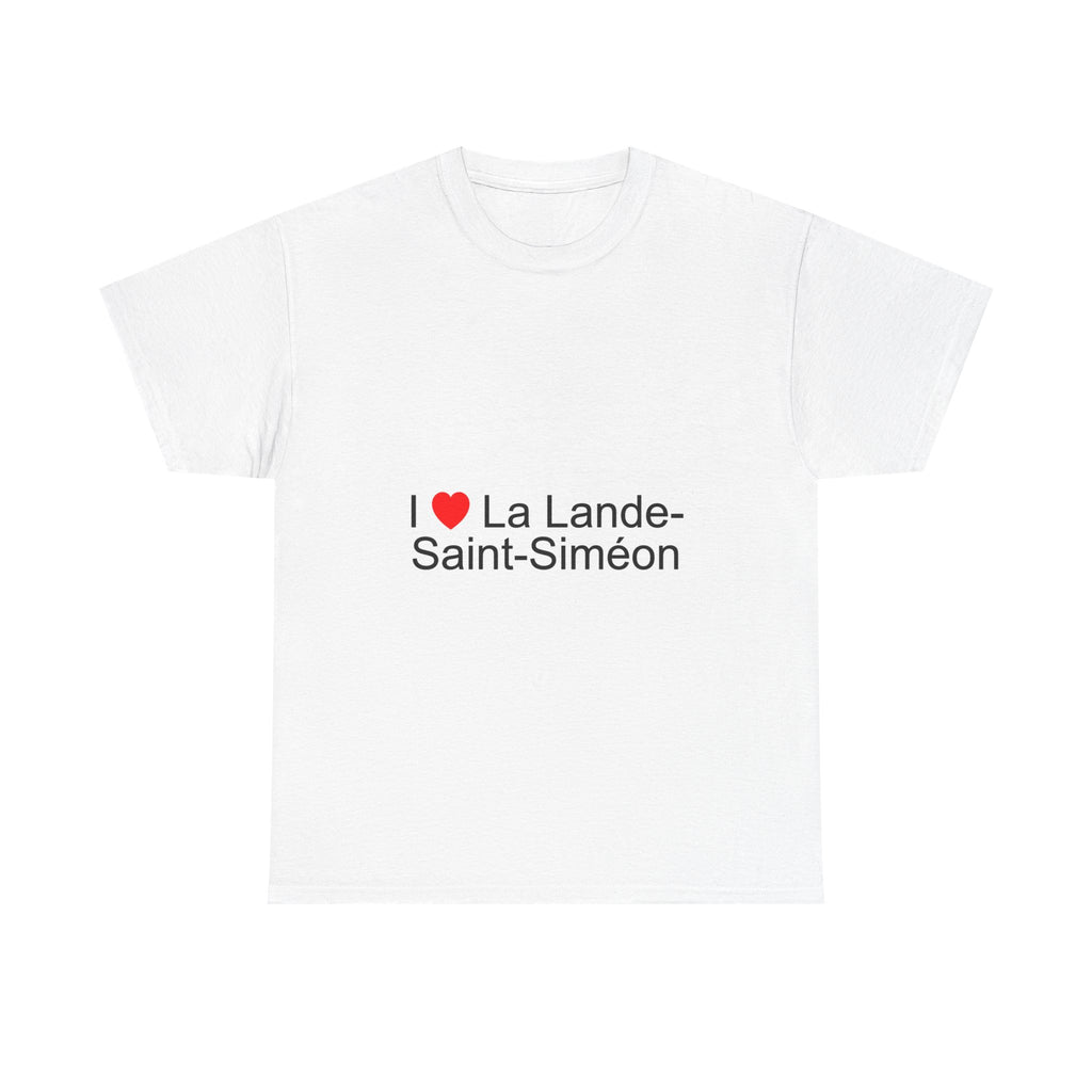 T-shirt I love la lande-saint-siméon
