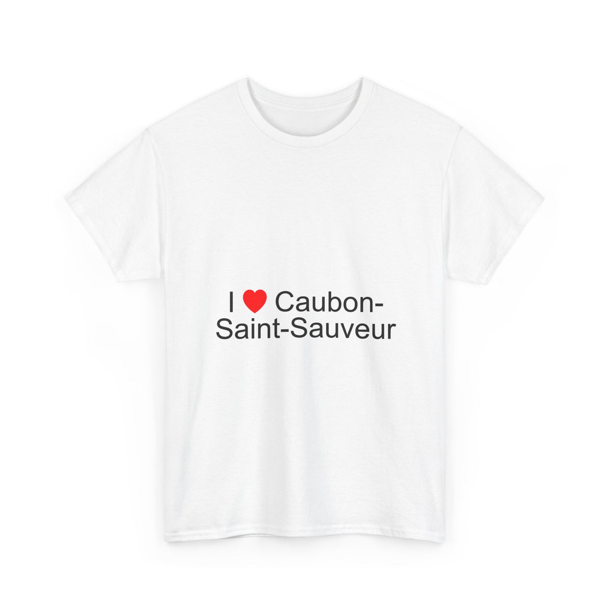 T-shirt I love caubon-saint-sauveur