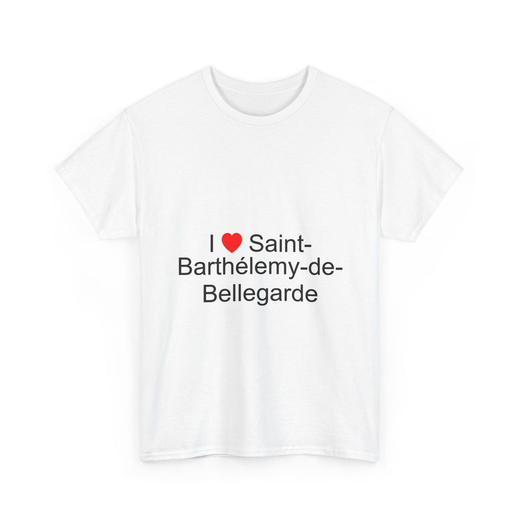 T-shirt I love saint-barthélemy-de-bellegarde