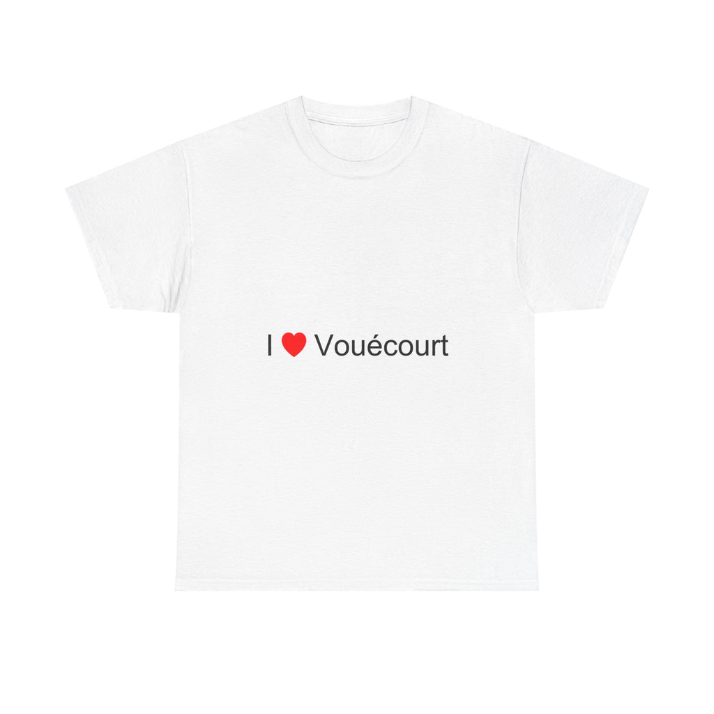 T-shirt I love Vouécourt