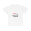 T-shirt I love saint-médard-de-presque
