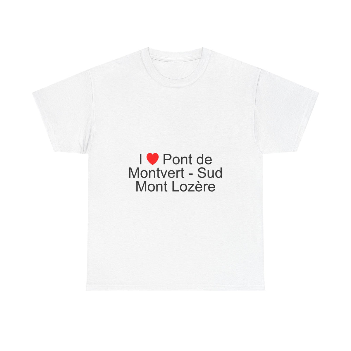 T-Shirt „I love Pont de Montvert - Sud Mont Lozère“