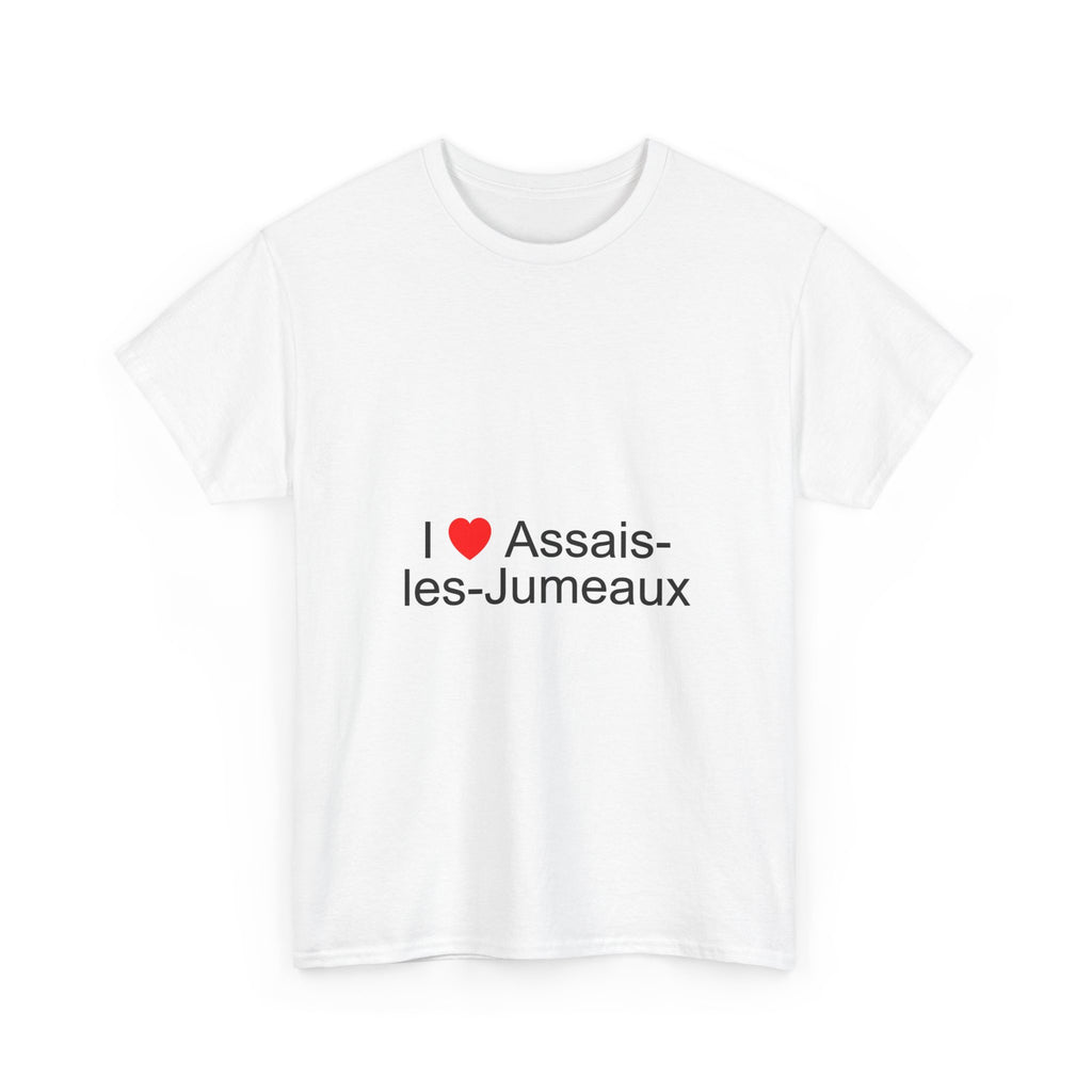 T-Shirt „I love Assais-les-Jumeaux“