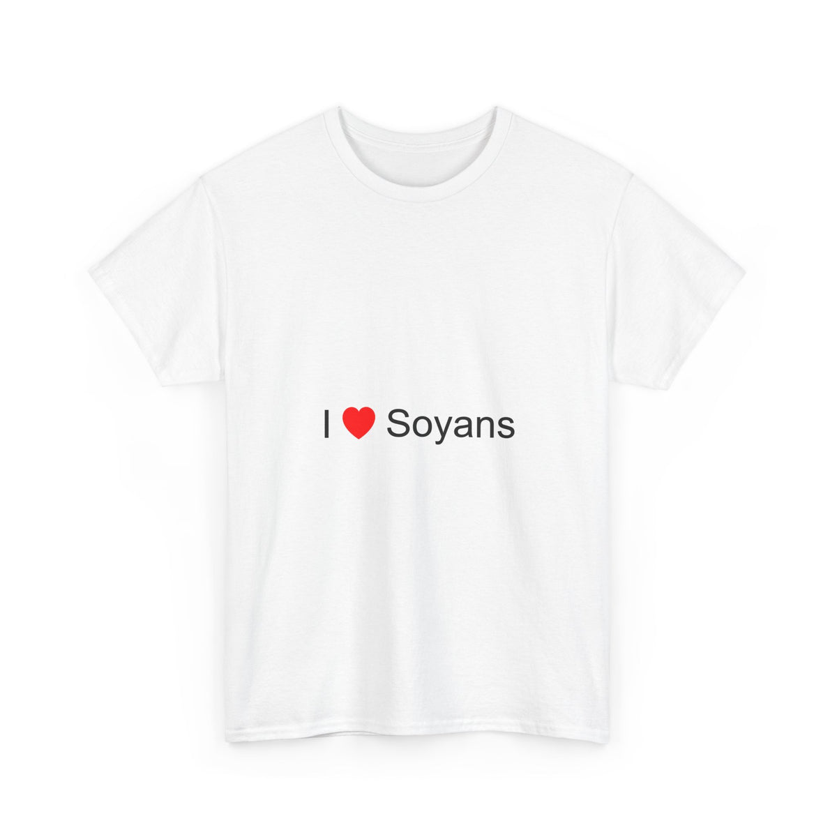 T-shirt I love soyans