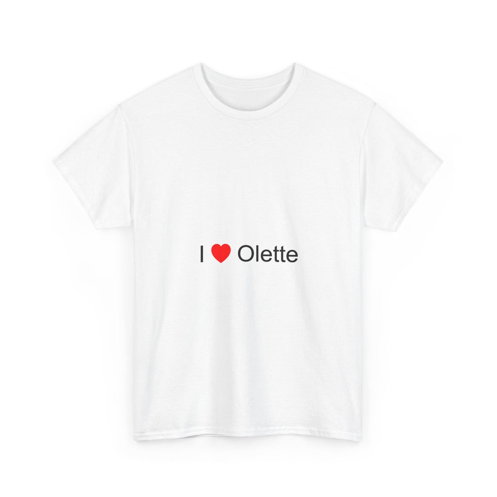 T-shirt I love olette