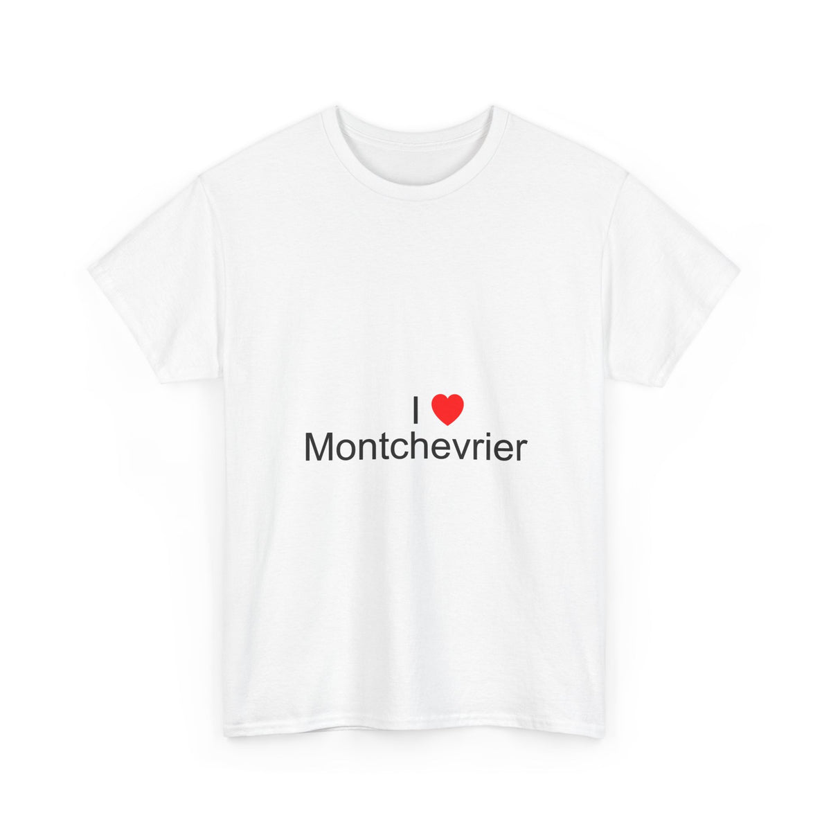 T-shirt I love montchevrier