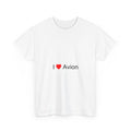 T-shirt I love Avion - cadeau souvenir Pas-de-Calais par Citeeshirt