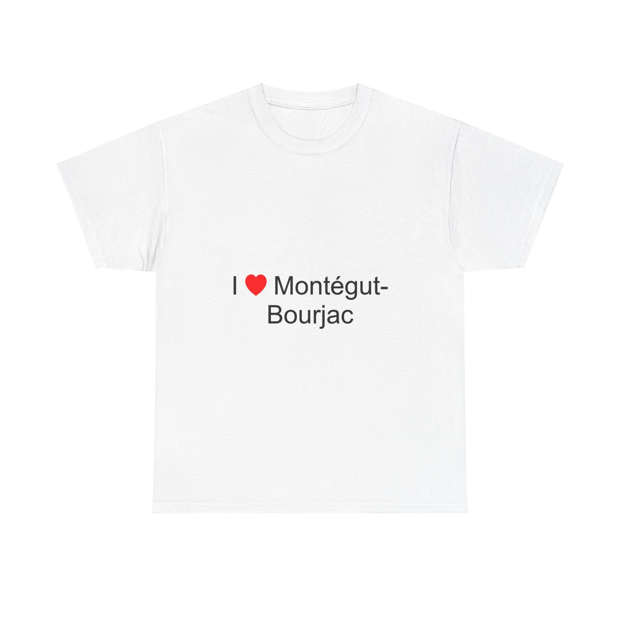 T-Shirt Ich liebe Montégut-Bourjac