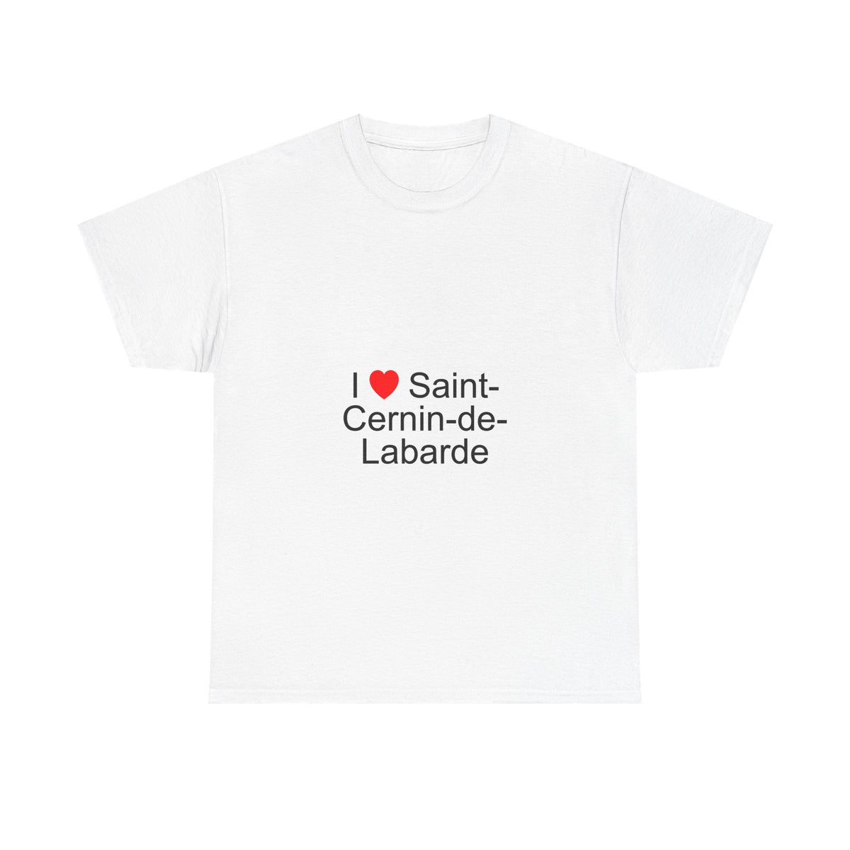 T-shirt I love saint-cernin-de-labarde