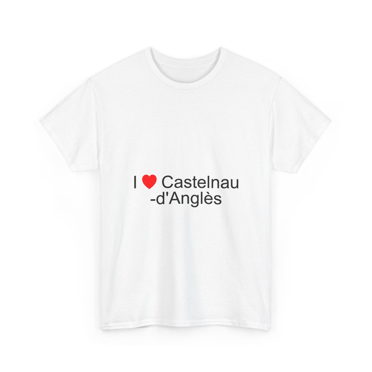T-shirt I love Castelnau-d'Anglès