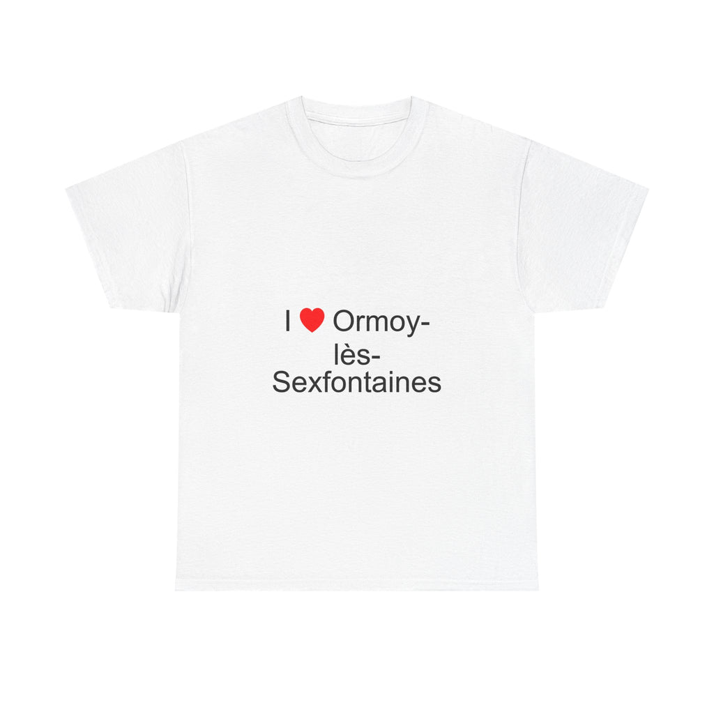 T-shirt I love ormoy-lès-sexfontaines