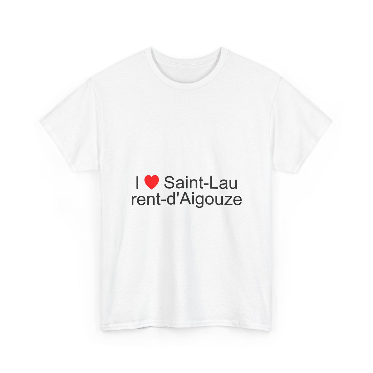 T-shirt I love saint-laurent-d'aigouze