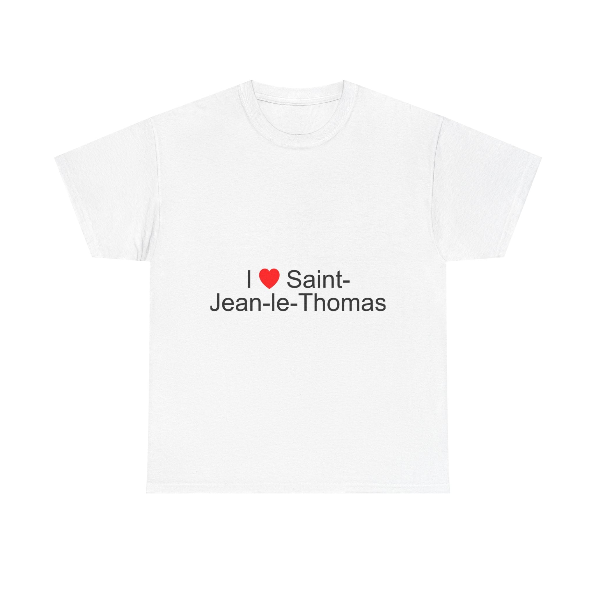 T-shirt I love Saint-Jean-le-Thomas