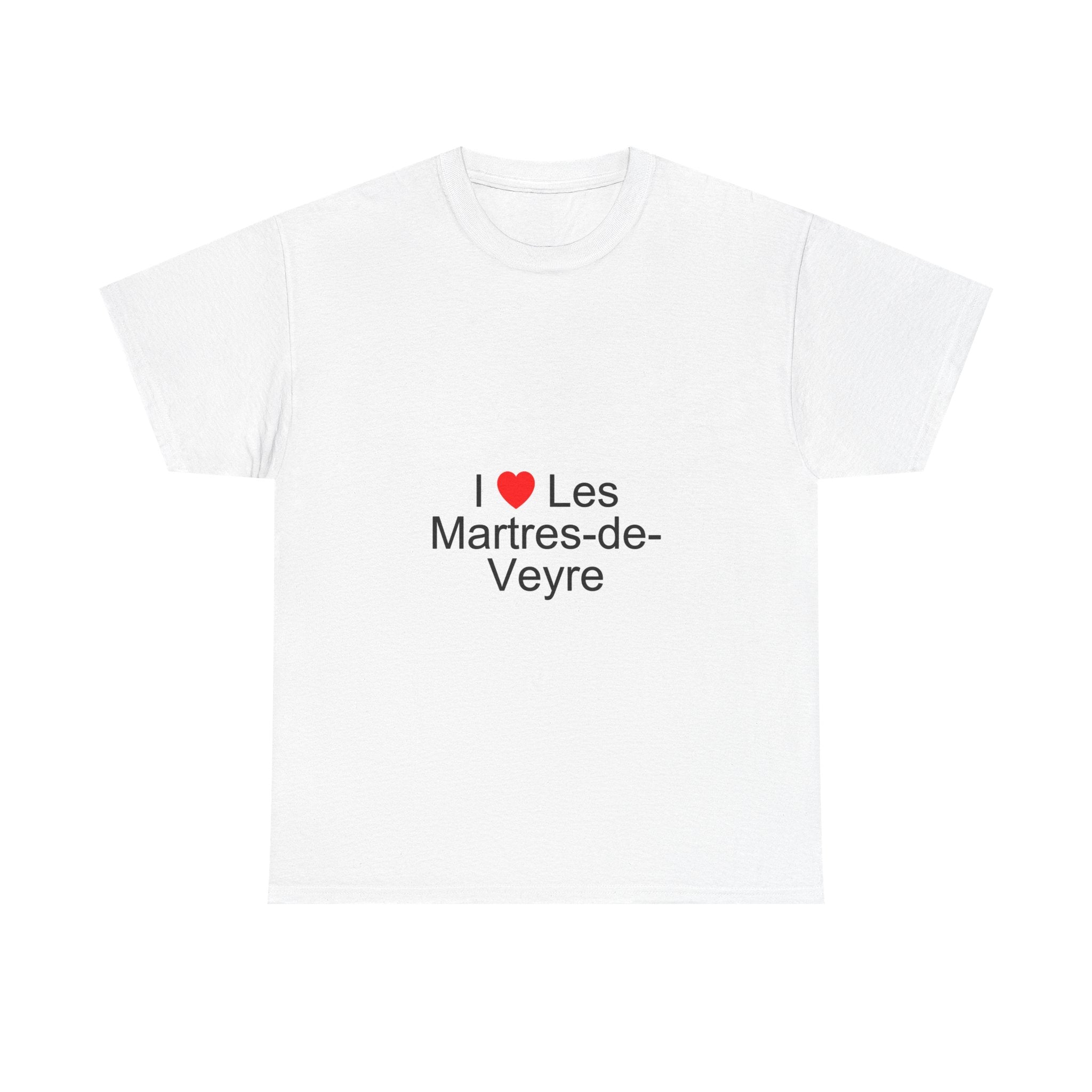 T-shirt I love les martres-de-veyre