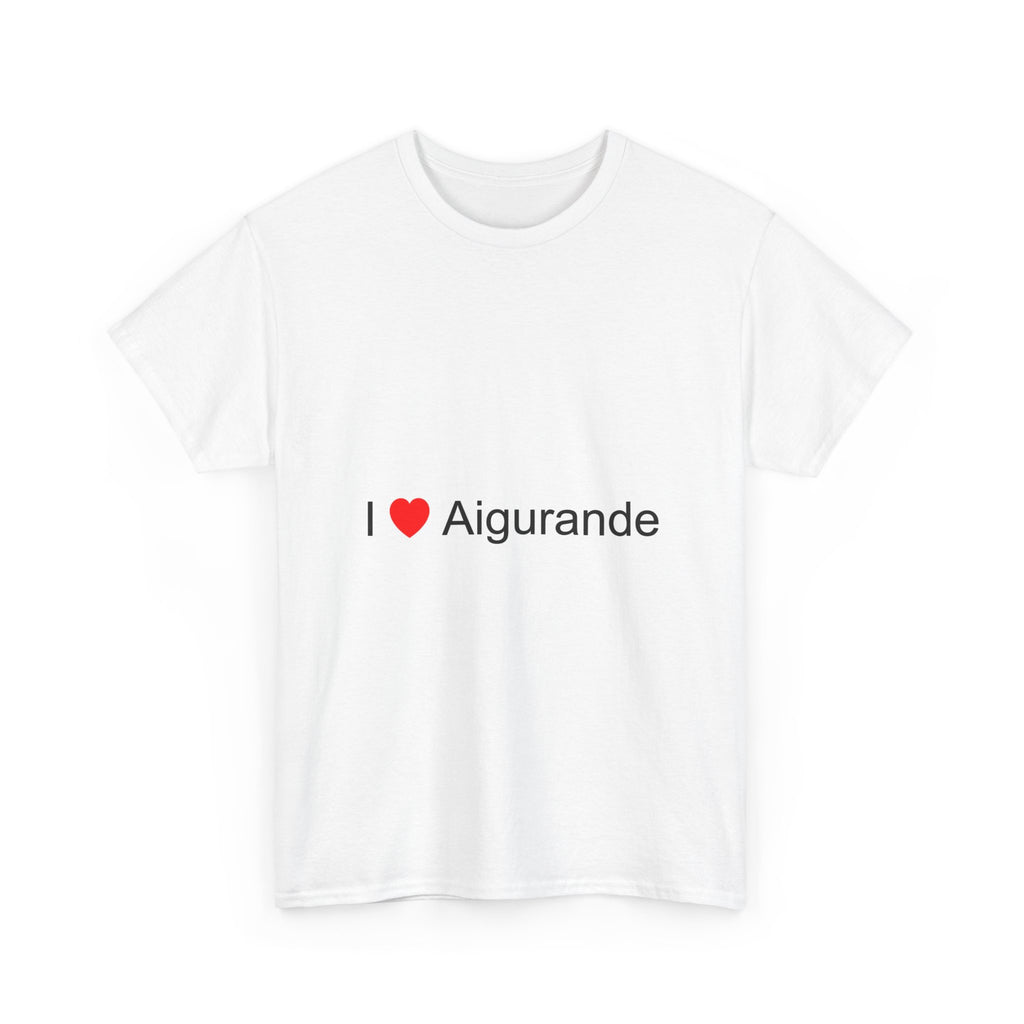 T-shirt I love aigurande