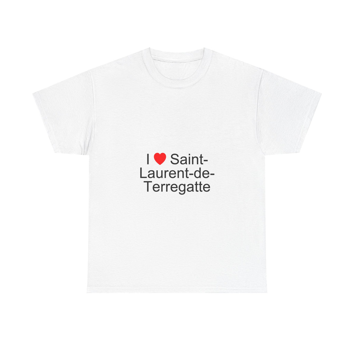 T-shirt I love saint-laurent-de-terregatte