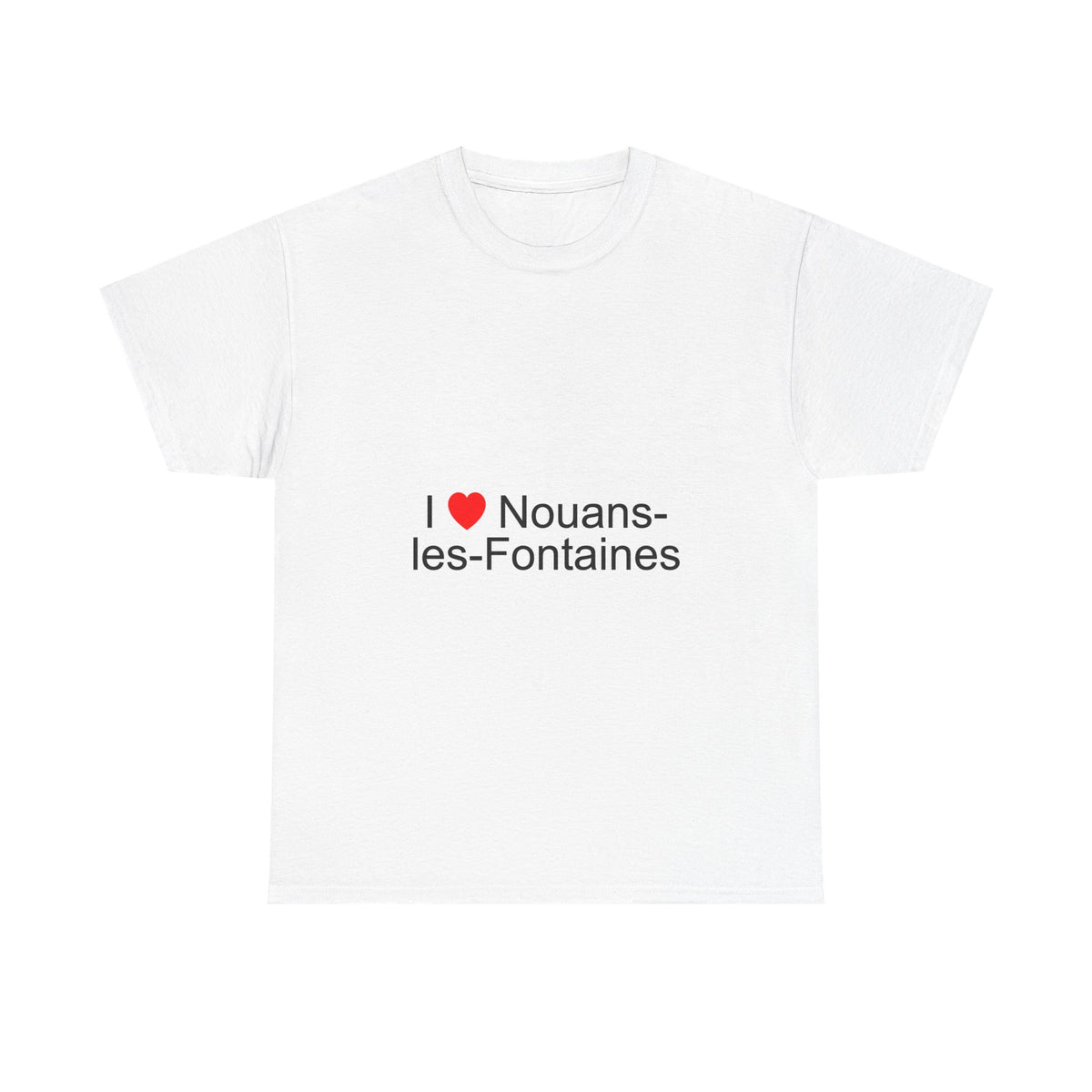 T-shirt I love nouans-les-fontaines