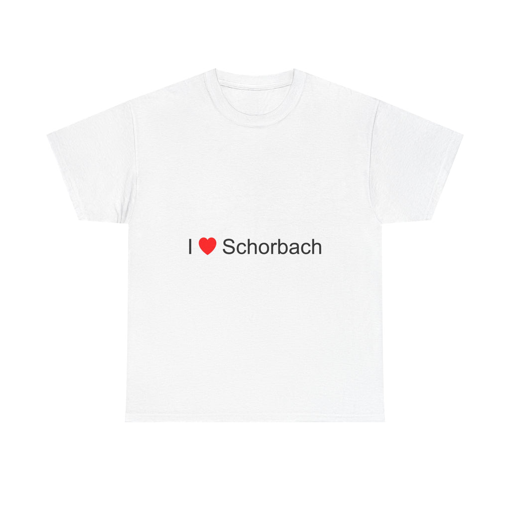 T-shirt I love schorbach