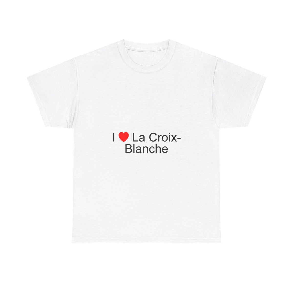 T-shirt I love la croix-blanche