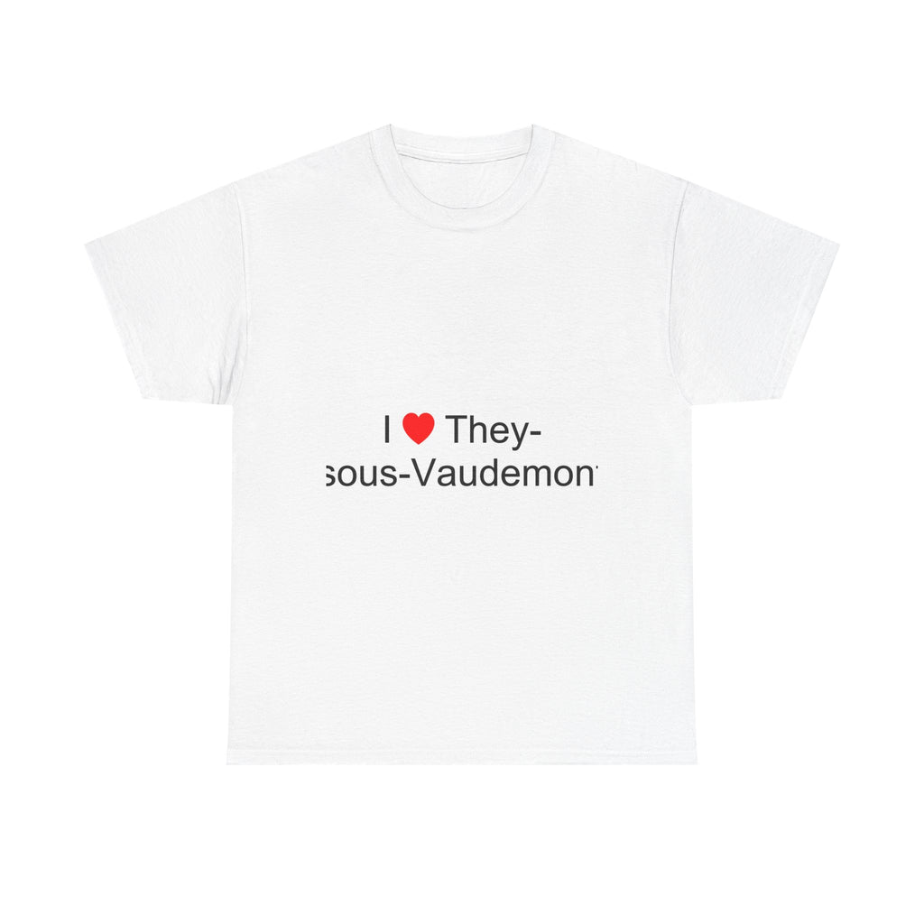 T-shirt I love they-sous-vaudemont