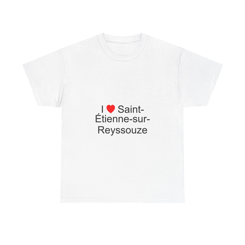 T-Shirt Ich liebe Saint-Étienne-sur-Reyssouze