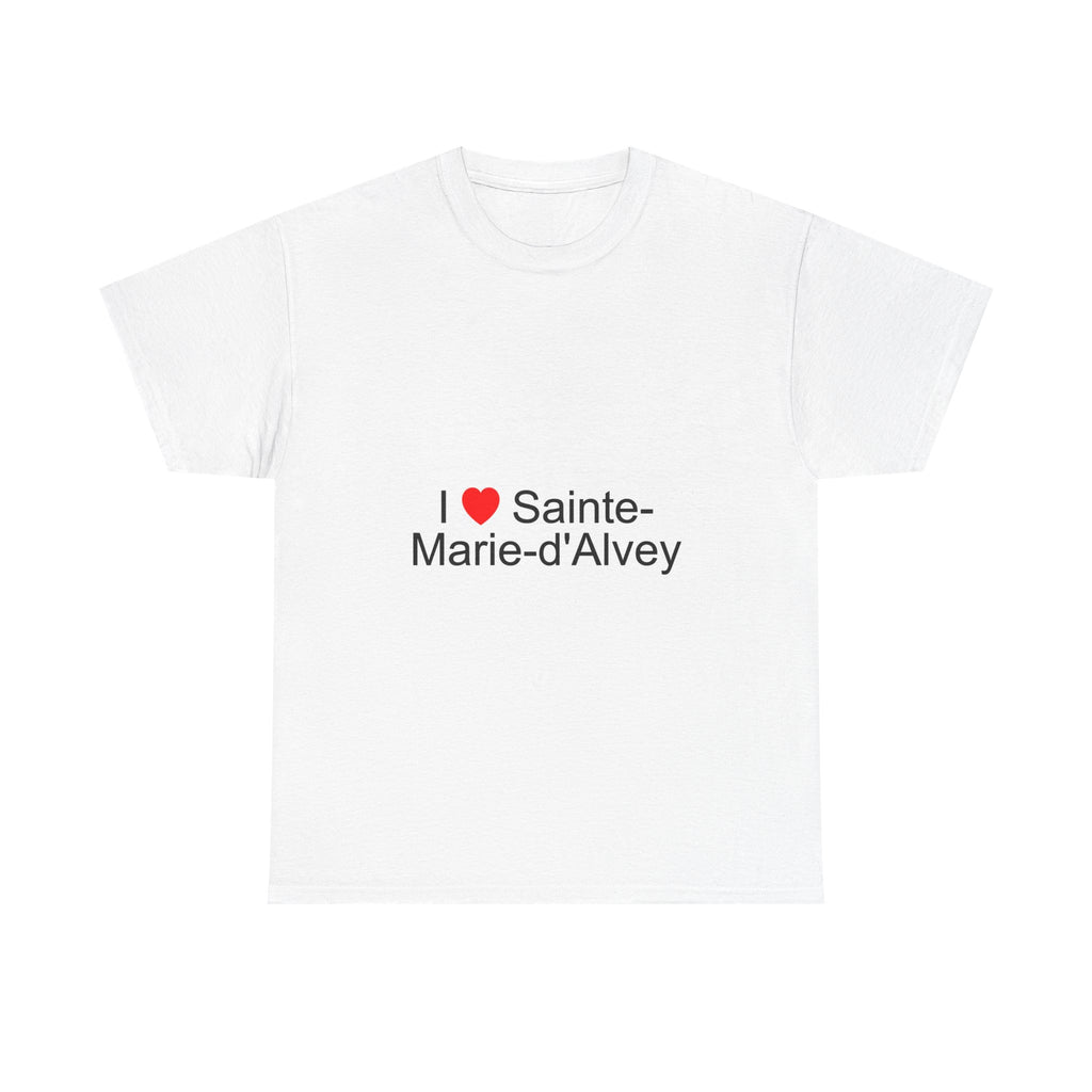 T-shirt I love sainte-marie-d'alvey