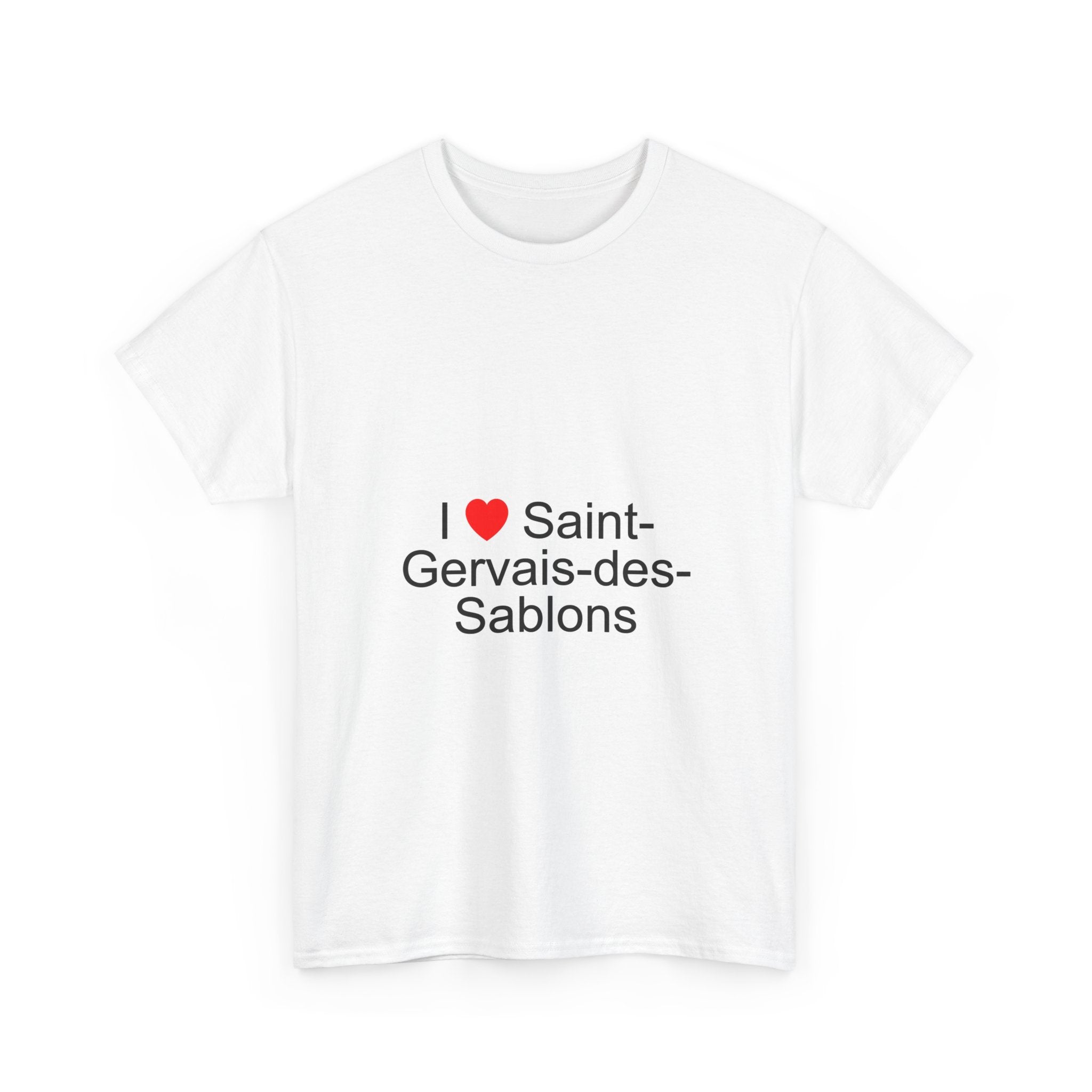 T-shirt I love saint-gervais-des-sablons