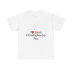 I love Saint-Christophe-du-Foc T-shirt