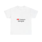 T-Shirt „Ich liebe Cesson-Sévigné“