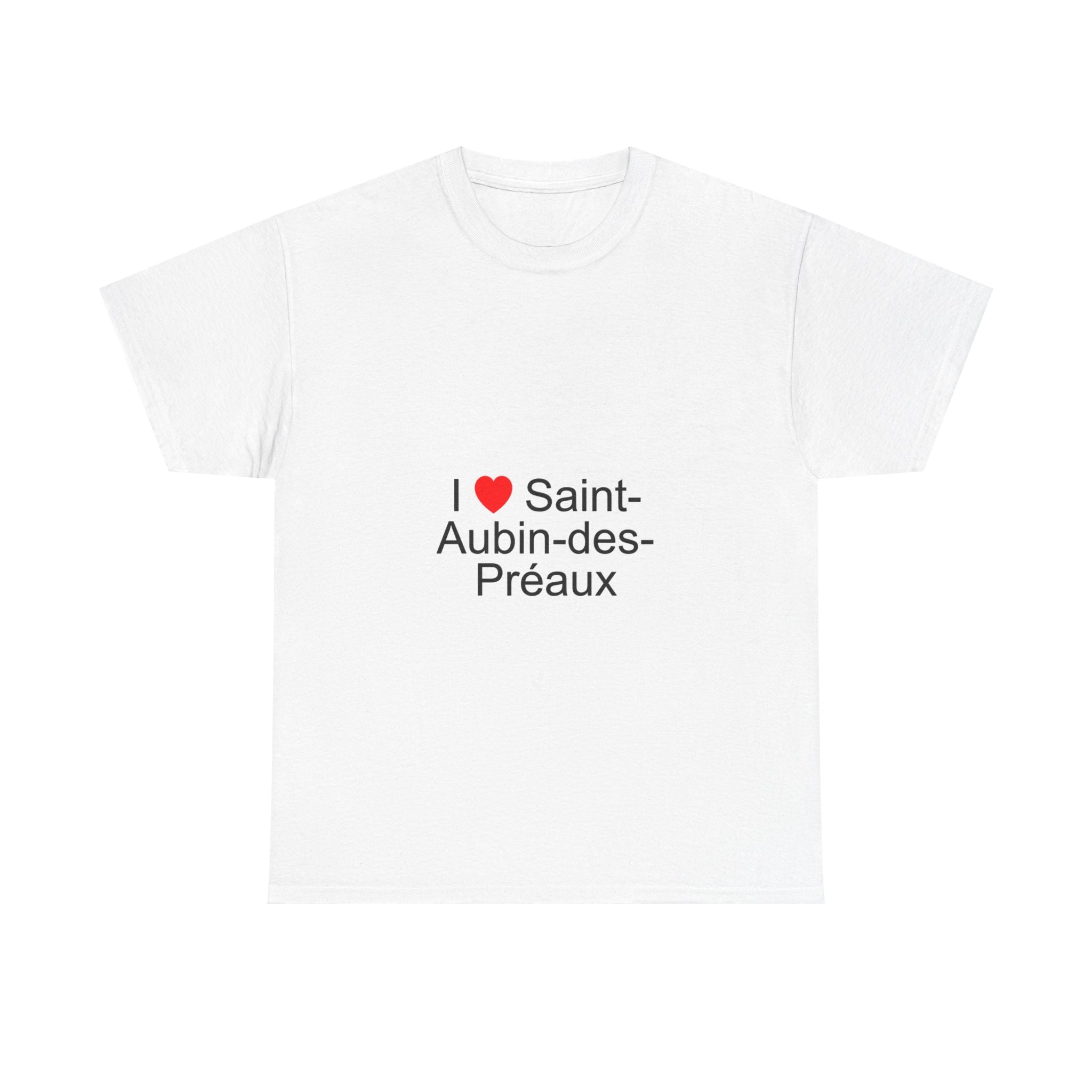 T-shirt I love Saint-Aubin-des-Préaux